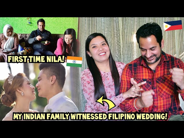 FIRST TIME MAKAKITA NG FILIPINO WEDDING NG AKING INDIAN FAMILY! SOBRANG GANDA DAW!