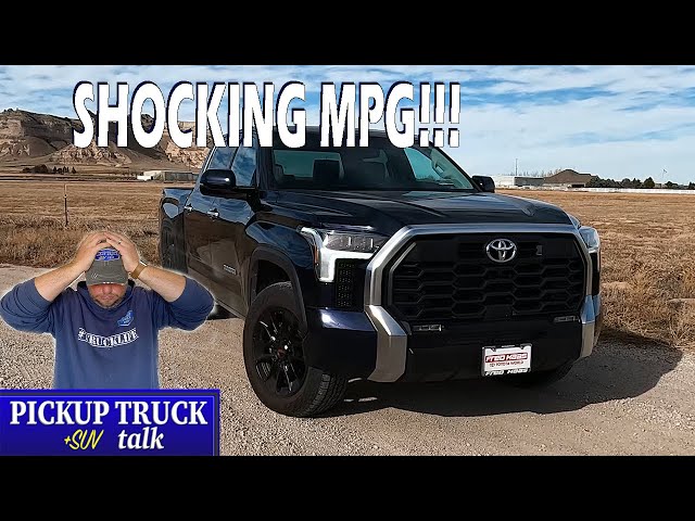 I can't believe it! 2022 Toyota Tundra 100 mile real-world MPG test