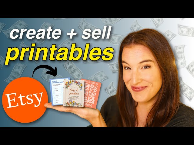 Ultimate Guide to Selling Printables on Etsy 💸 (step by step tutorial)