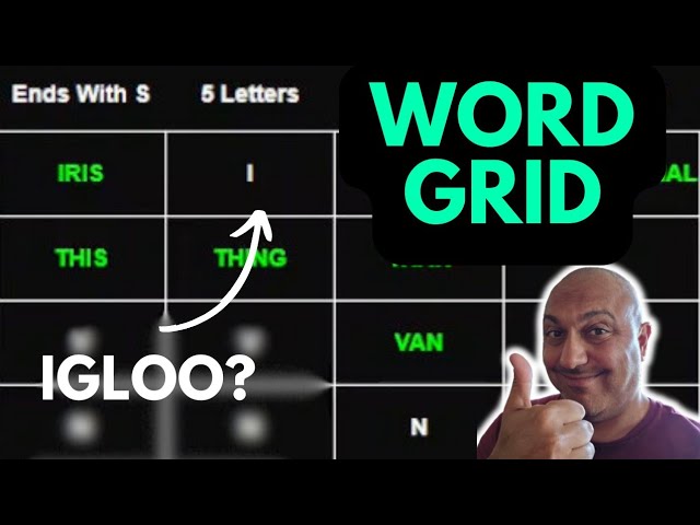 Filling In The Grid With Common English Words