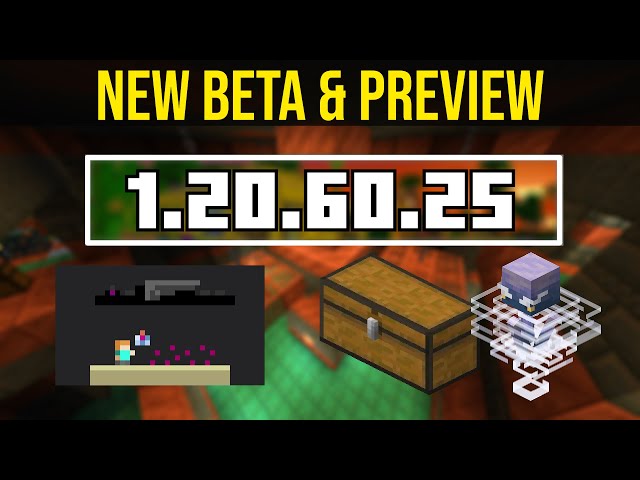 MCPE 1.20.60.25 Beta & Preview - Breeze projectile deflecting & "You Need A Mint" unlock reworking