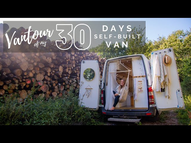 VANTOUR | Extended vantour of my 30 day selfbuilt van | SOLO FEMALE VANLIFER