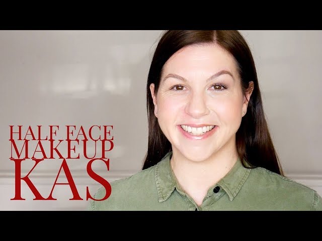 Half Face Makeup for Kas