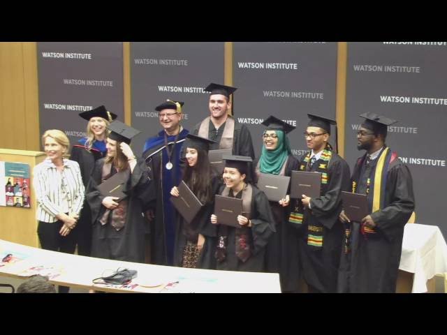 Middle East Studies Diploma Ceremony - Brown University 2016 Commencement