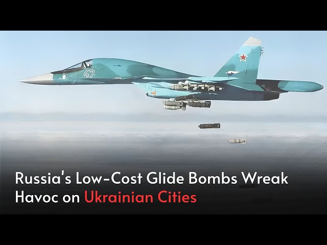 Russia's Low-Cost Glide Bombs Wreak Havoc on Ukrainian Cities | Jadetimes