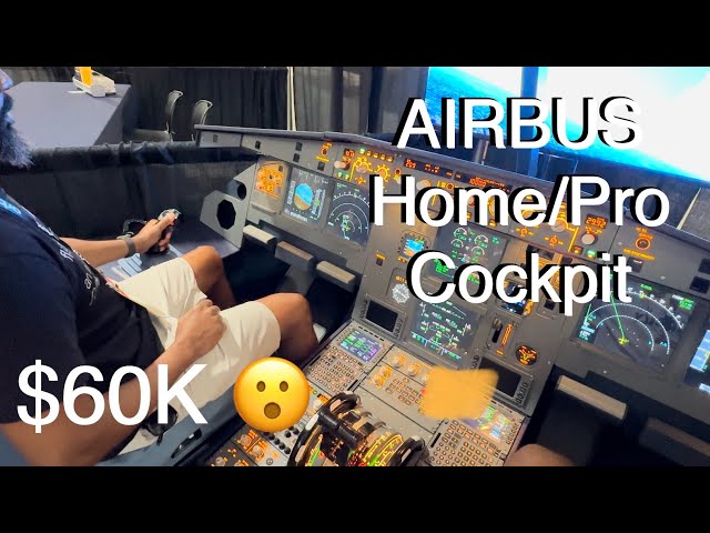 Skalarki Airbus A320 Home/Pro Cockpit shown at FSXPO