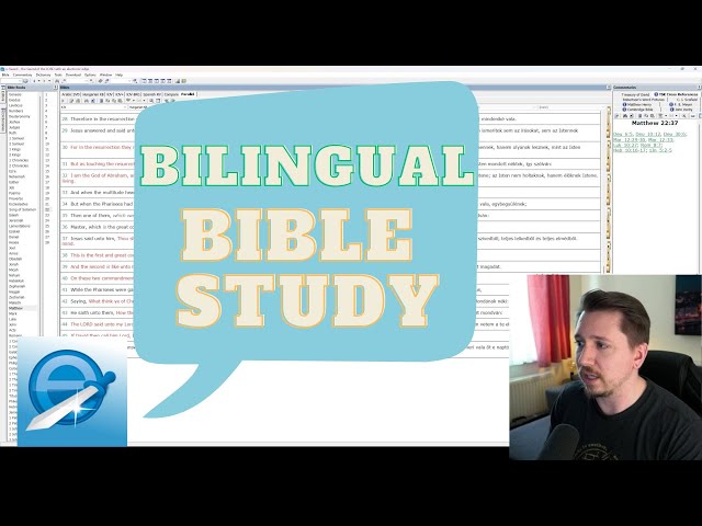 e-Sword Tutorial: How to Study the Bible in 2 Languages