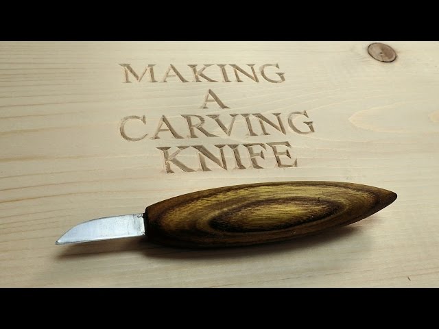 How To Make A Carving Knife From An Old Drill Bit