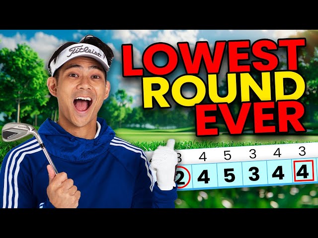 I SHOOT My LOWEST ROUND EVER After Playing Golf for 11 Months