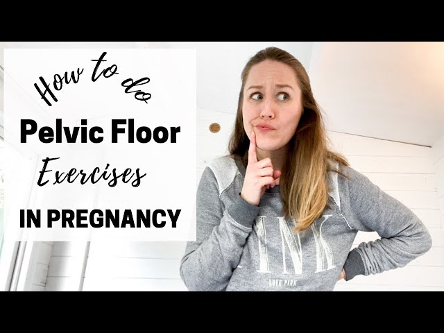 PELVIC FLOOR EXERCISES FOR PREGNANCY | Do these everyday! LEMon Yoga