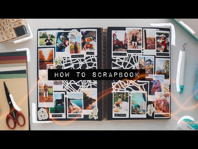 DIY HOW TO SCRAPBOOK ideas & inspiration ✨