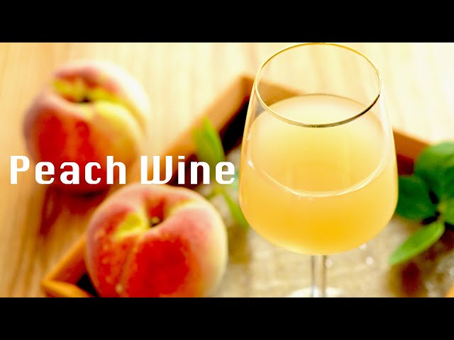 自釀蜜桃酒的溫柔【天然發酵】濃濃蜜桃味 Making Homemade Peach Wine