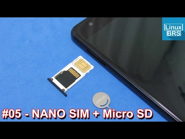 Asus Zenfone 3 Zoom - Cartões Nano SIM e Micro SD