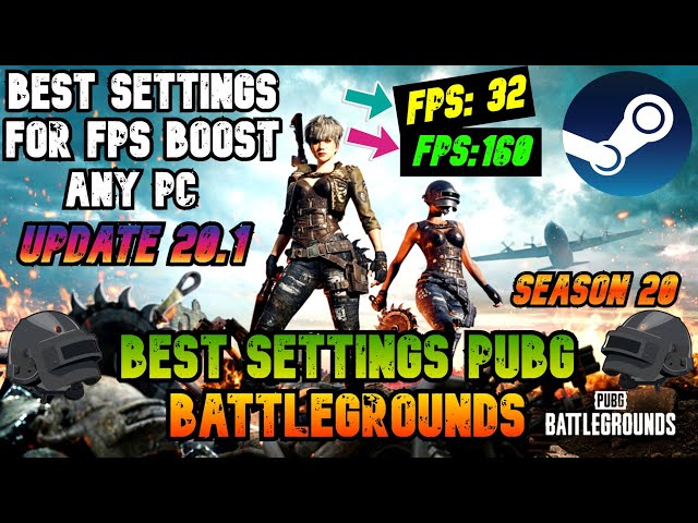 PUBG fps boost PUBG: SEASON 20 UPDATE! (20.1) - Increase FPS - FOR ANY PC - ✅*NEW UPDATE*