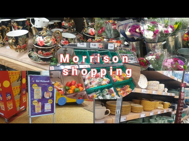 LET'S GO SHOPPING AT BRITISH SUPERMARKET MORRISON UK| HOMEWARE |GARDEN | CLOTHING#shopping#daliyvlog