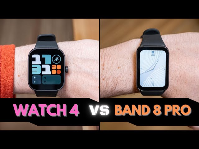ELIGE BIEN! ✅ Redmi Watch 4 vs Xiaomi Smart Band 8 Pro COMPARATIVA en ESPAÑOL