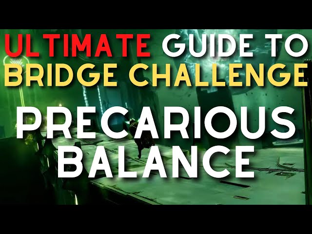 ULTIMATE Guide to MASTER Bridge Challenge: PRECARIOUS BALANCE | Crota's End Challenge Mode Guide