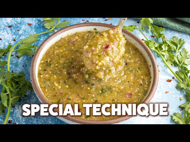 Creamy Tomatillo Sauce - Patty's Favorite Salsa Verde