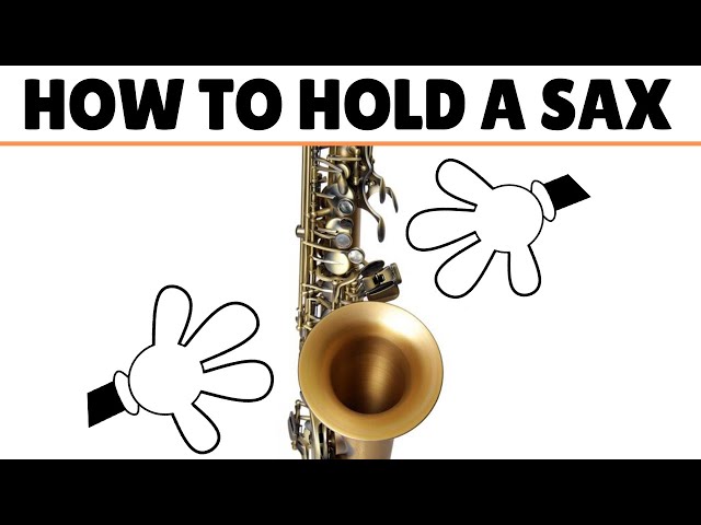 How To Hold A Sax And Play Your First 3 Notes. Beginner Saxophone Lesson #4