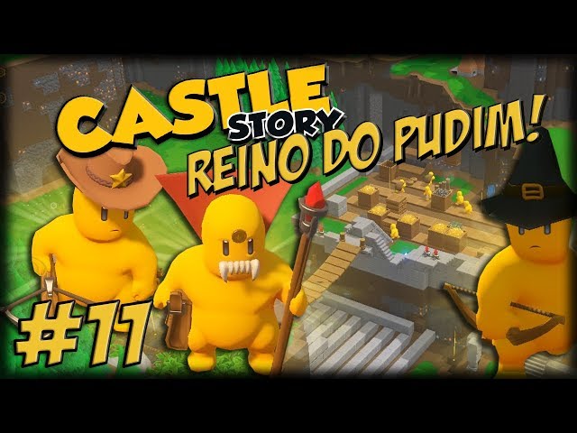 Castle Story 1.0 - O Reino do Pudim - Ep 11 - Halloween, Catapultas e Muitas Wards!!
