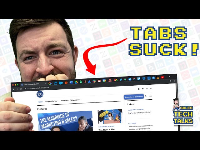 100s of Chrome Tabs?! Best Extension 📑 Toby Review