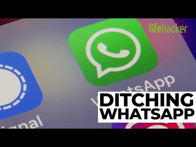 How to Ditch WhatsApp for Good  |  Quick Fix