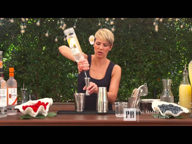 Summer Cocktails: How to Make a Lemon Berry Burst | Pottery Barn