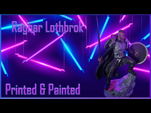 Ragnar Lothbrok - Printed and painted