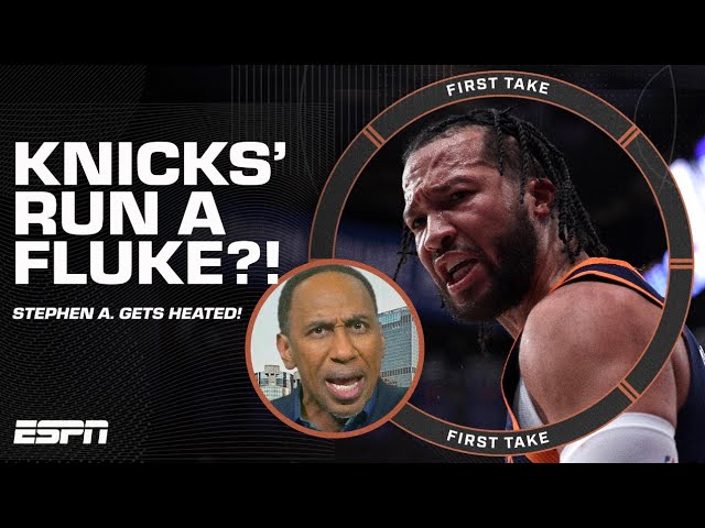 Stephen A. vs. Perk vs. Chiney 🗣️ First Take HEATED debating if Knicks' run is a fluke 👀