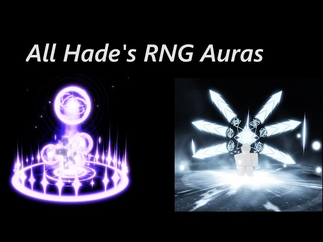 All Auras and Cutscene In Hade's RNG