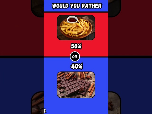 Would You Rather..? #wouldyourather