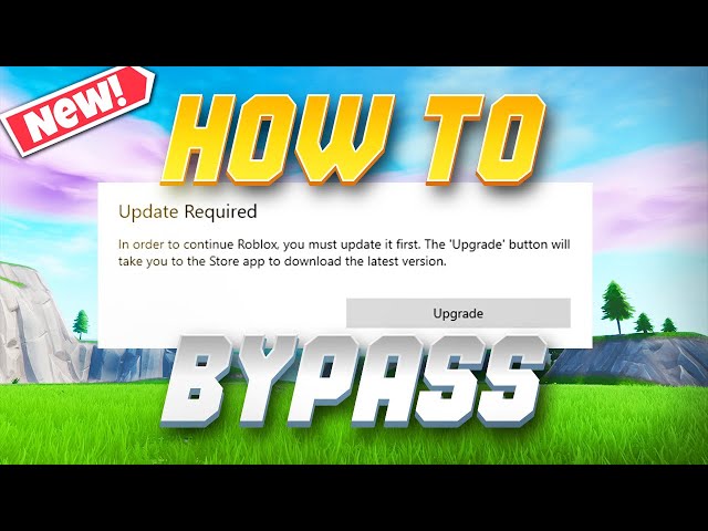Roblox How To Bypass UPDATE REQUIRED Error! (NO FIDDLER NEEDED)
