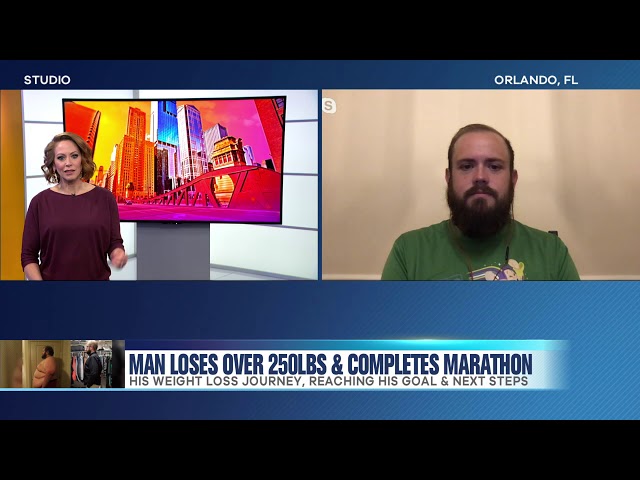 500 Lb. Florida Man loses 250 pounds and Runs a Marathon