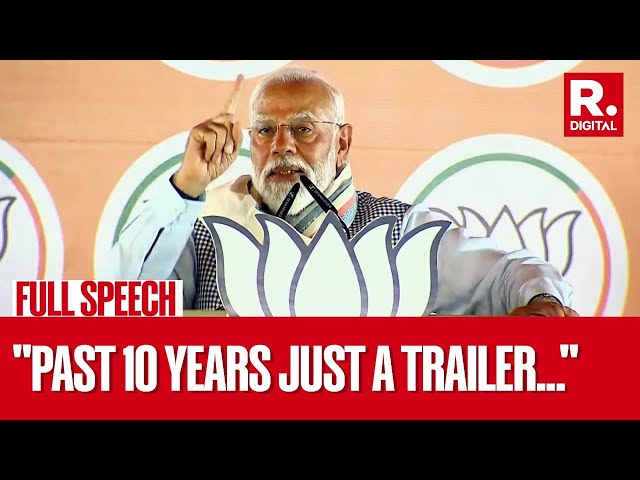 PM Modi Holds Rally in Bihar's Nawada Ahead of Elections, Says Past 10 Years as 'Just a Trailer'