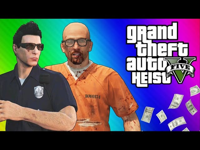 GTA 5 Heists #1: Undercover Cops & Prison Break! (GTA 5 Online Funny Moments) [Part 2]