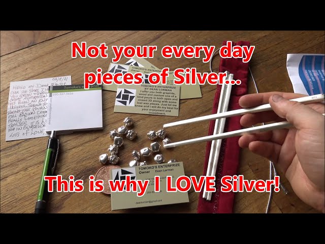 This is Why I Love Silver So Much - The Incredible Silver Chopsticks from Dean Lorman