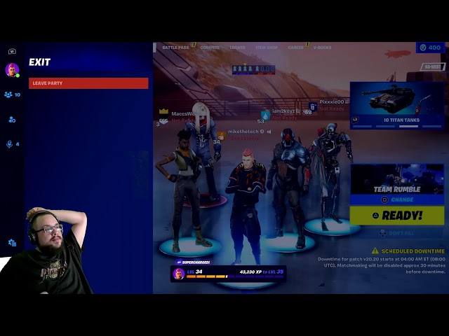 Fortnite with Keezie and the crew