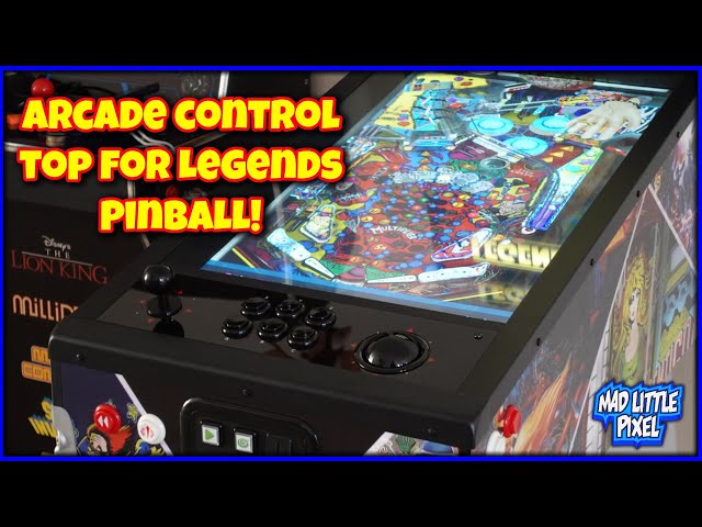 Add An Arcade Stick Control Panel To Your AtGames Legends Pinball! Includes A Trackball!
