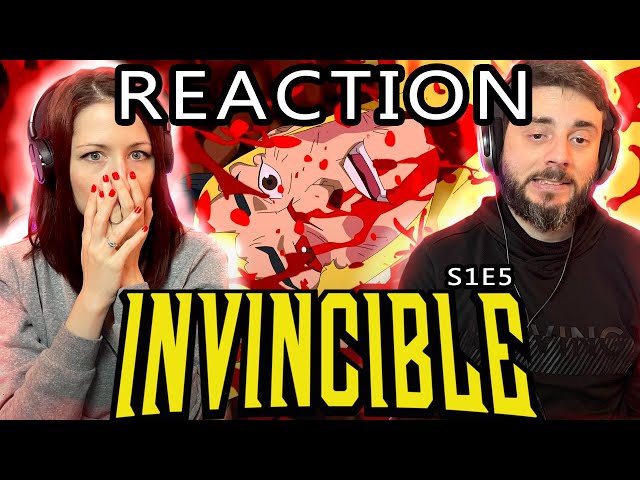 This Was a BRUTAL Fight! | Her First Reaction to Invincible | S1 E5