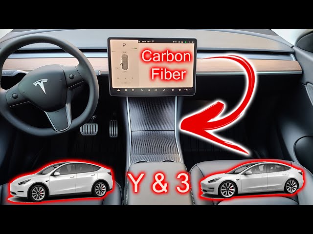 Carbon Fiber in My Tesla! Center Console Shell for 3 & Y!