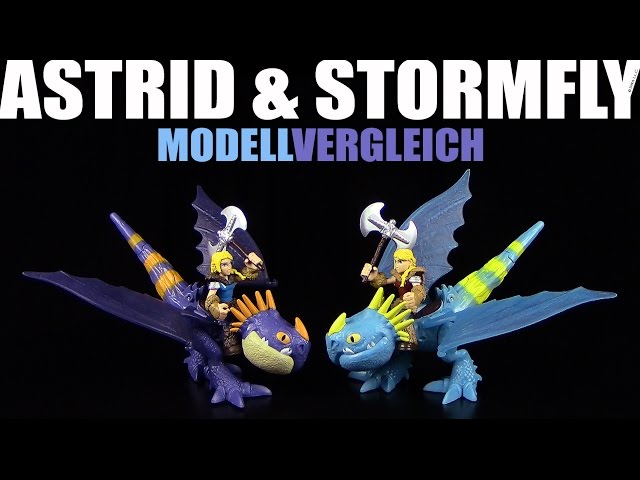 Dragons - Astrid & Stormfly - Race To The Edge - Modellvergleich