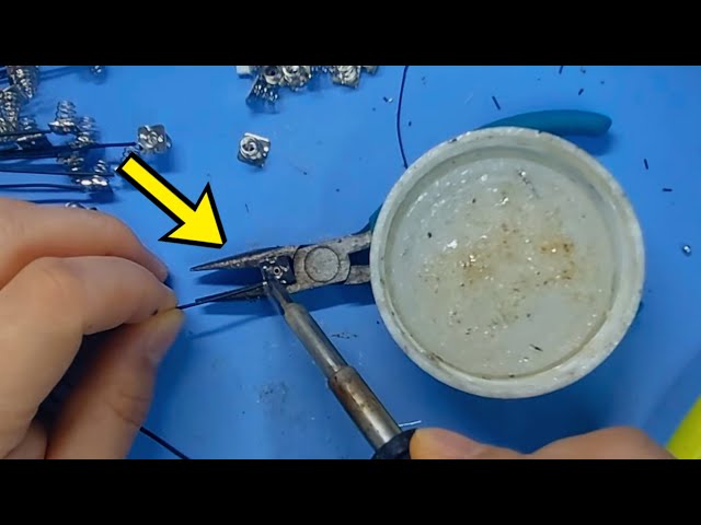 live5.아침일찍 밧데리 스프링단자 납땜하기ㅣThis is how I soldered the battery spring terminals early in the morning.