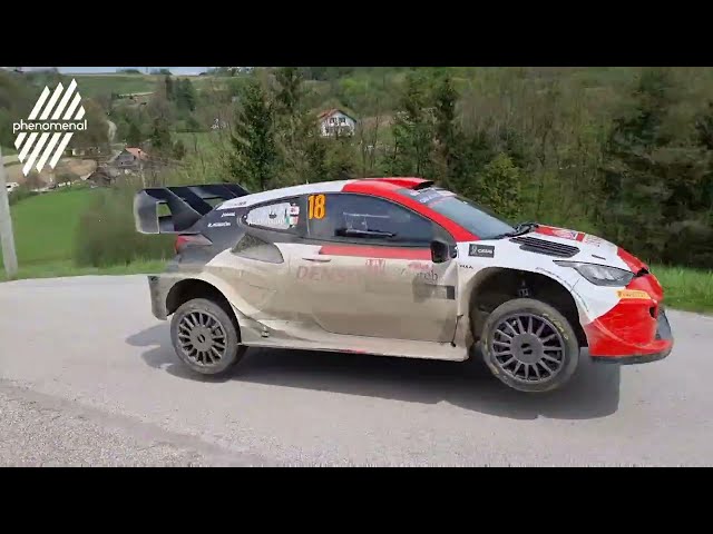 WRC Croatia Rally 2023 SS20 jump  Zagorska Sela - Kumrovec 2 [Power Stage]