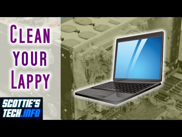 How to clean out dust inside your laptop