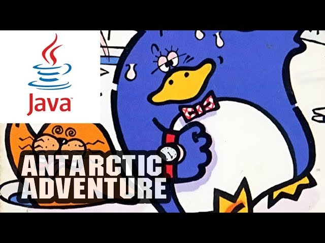 Antarctic Adventure  けっきょく南極大冒険 JAVA GAME (KONAMI 2005 year)