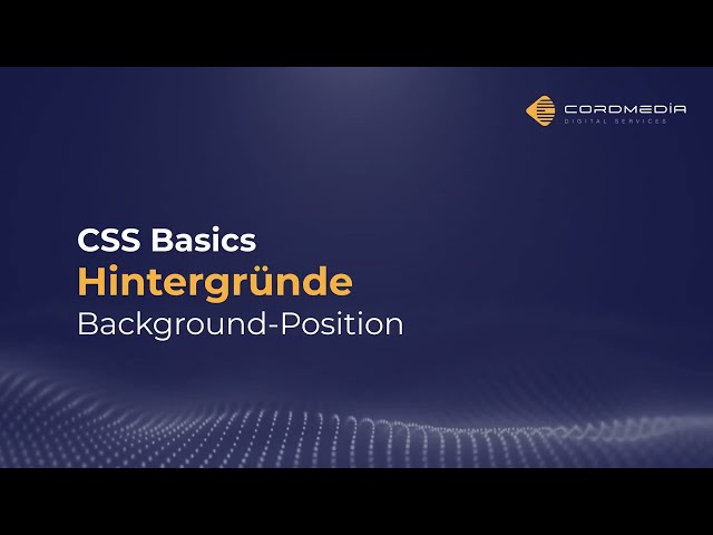 CSS Basic 019 | Background Position
