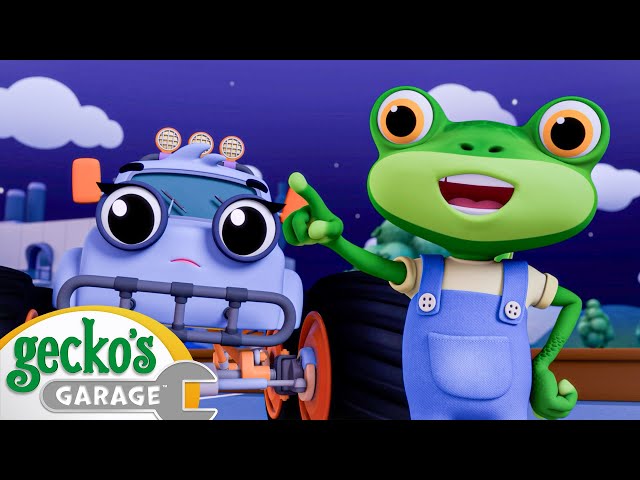 Monster Truck Accidents | Gecko's Garage | Cartoons For Kids | Toddler Fun Learning