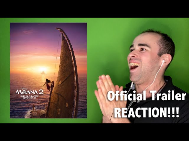Moana 2 Official Teaser Trailer REACTION!!!