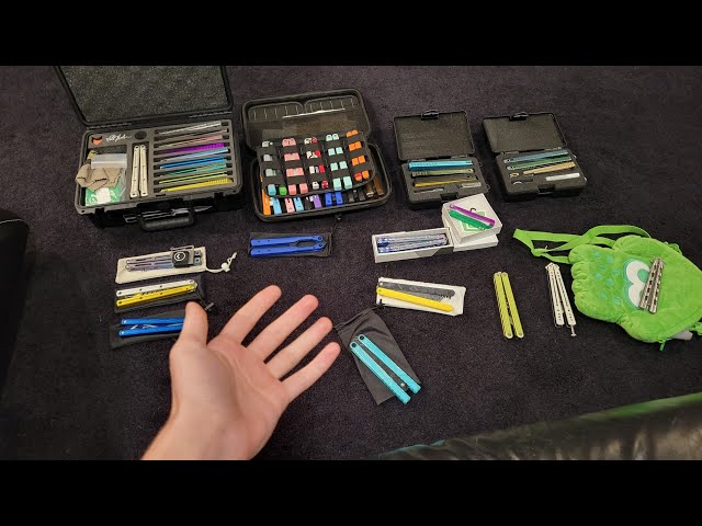 Checking out my ENTIRE Balisong Collection from 2023!