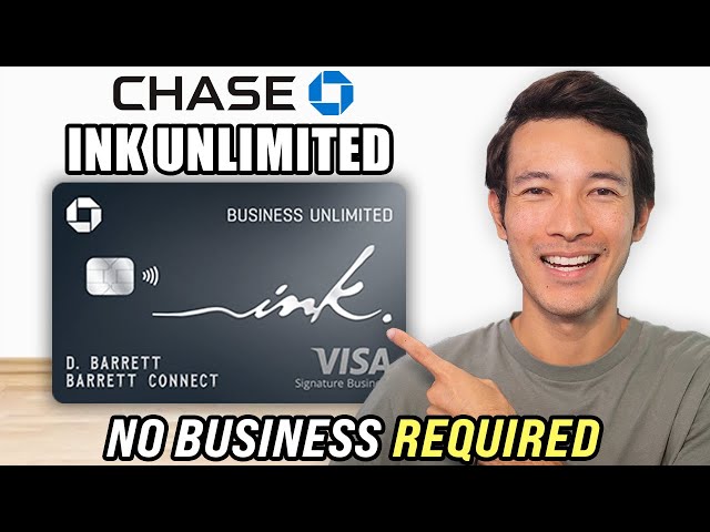 Chase Ink Business Unlimited Approval WITHOUT a Business